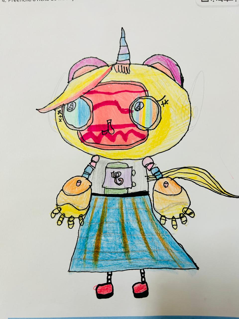Desenho vencedor: Unicorn Bear