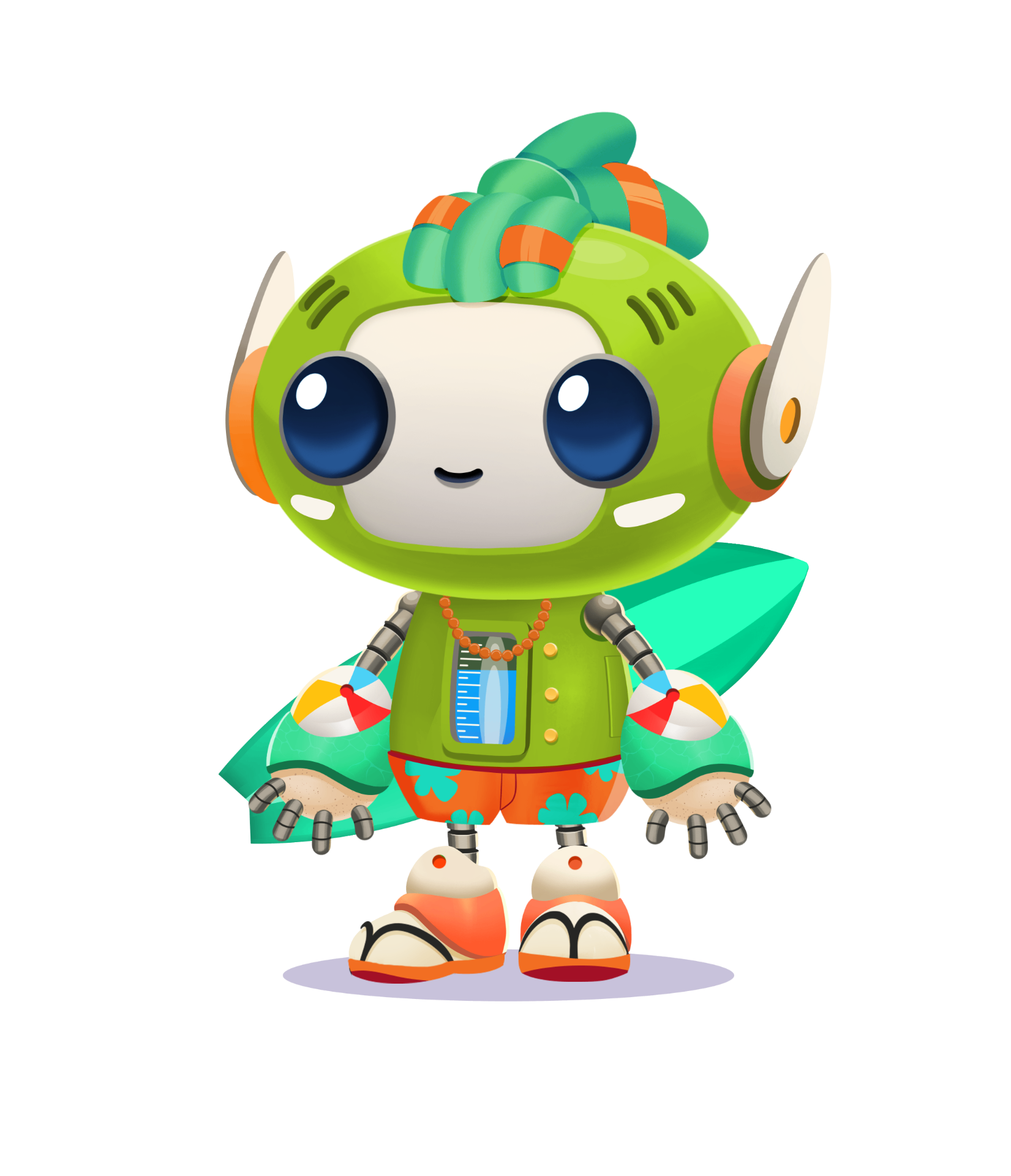 Skin SurferBot final publicada no Edify Play