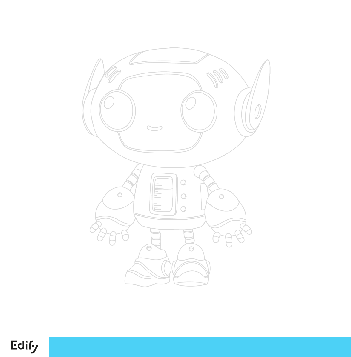 Molde oficial do Edibot para criar a skin